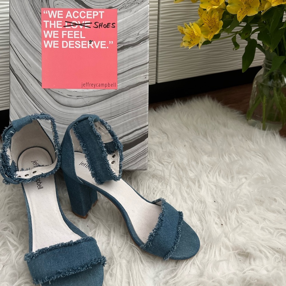 Jeffery Campbell Jean heels- the lindsay